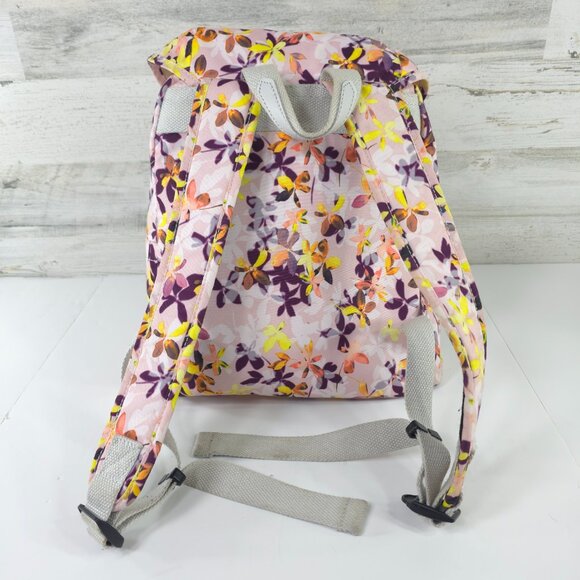 KIPLING KI0367 Fiona Travel Medium Backpack Polyester Falling Floral Multi *VGC* main image 9